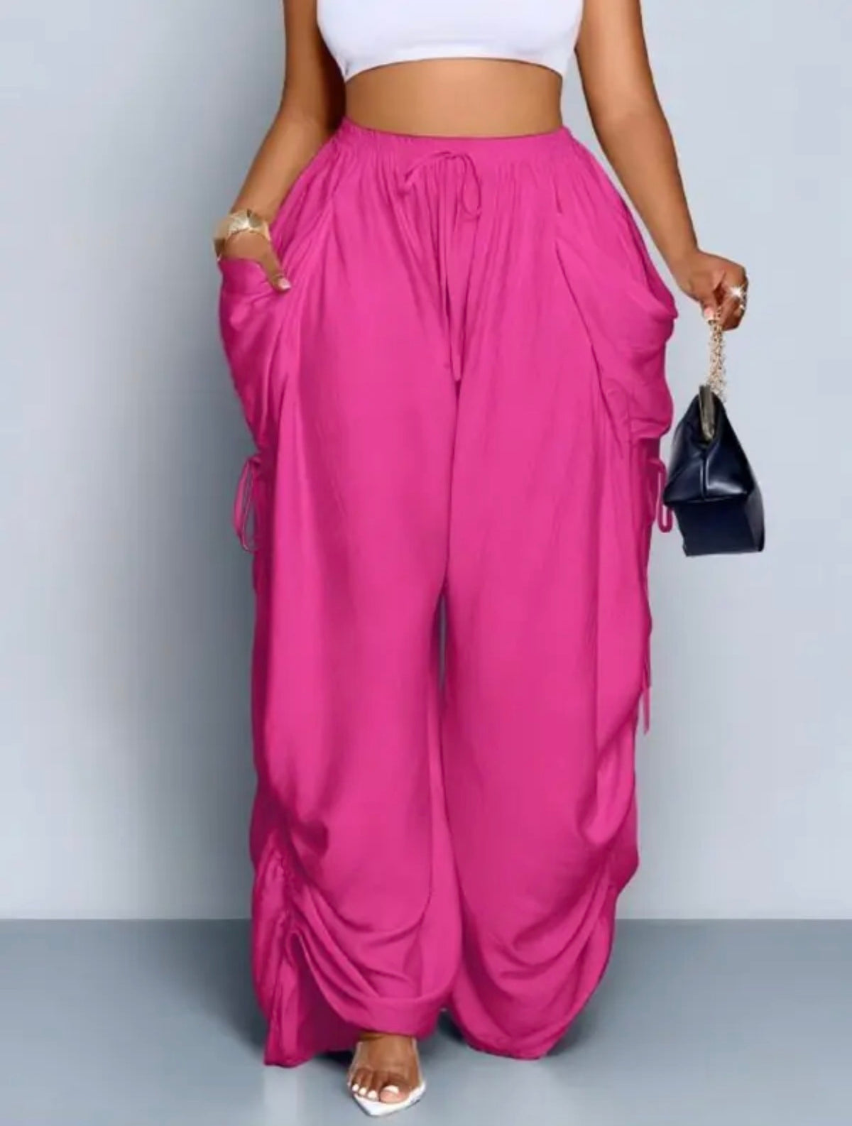 Ava High-Waist Harem Pants