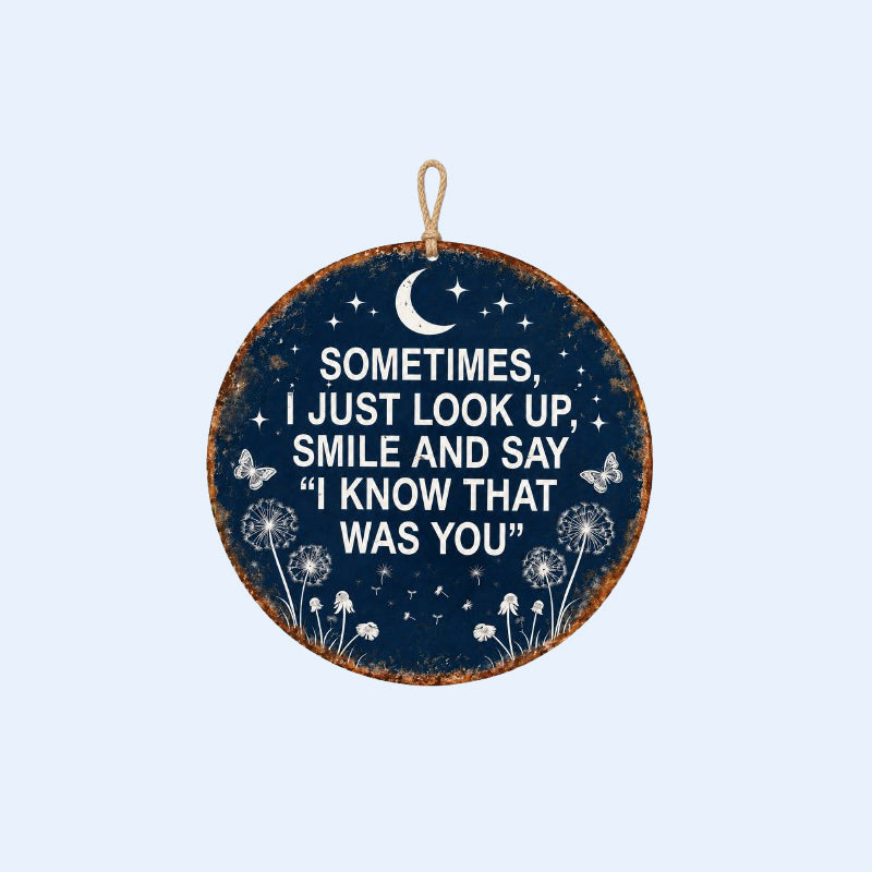 Memorial Garden Hanging Sign