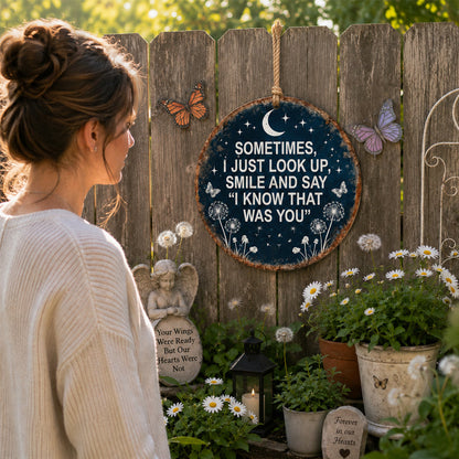 Memorial Garden Hanging Sign