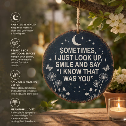 Memorial Garden Hanging Sign