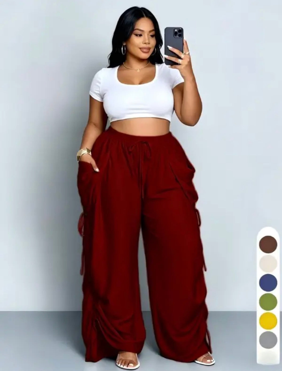 Ava High-Waist Harem Pants