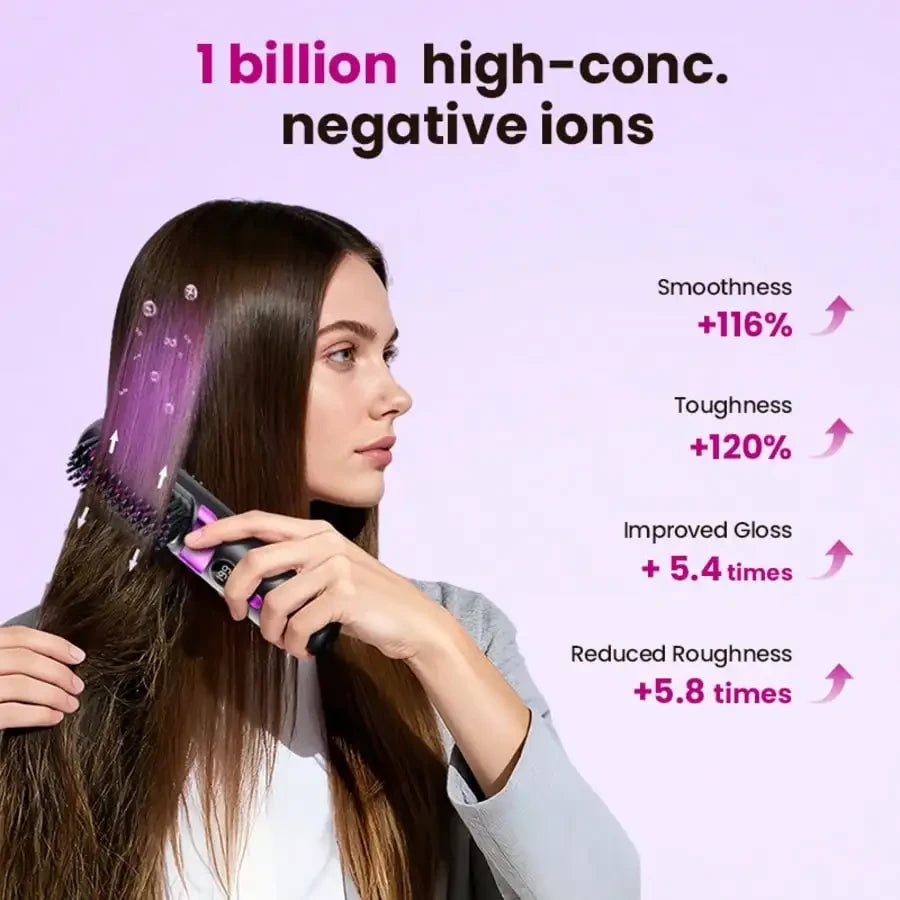 Portable Rechargeable Hair Straightener Comb Dream Voice