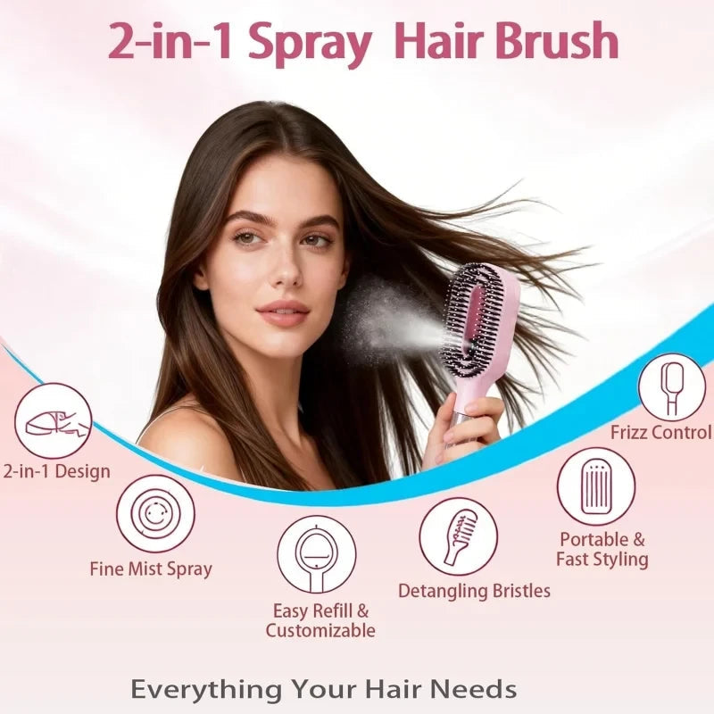 Sprayer Detangling Scalp Massage Hairbrush Dream Voice