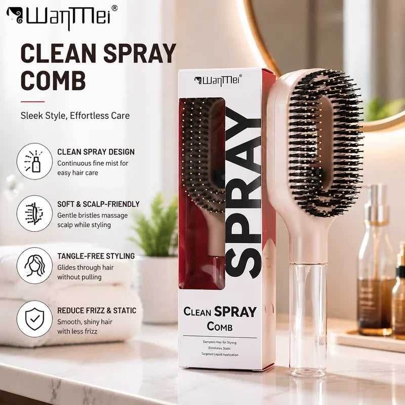 Sprayer Detangling Scalp Massage Hairbrush Dream Voice