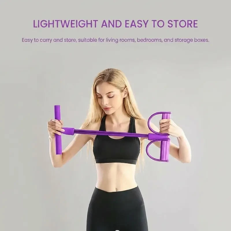 Fitness Resistance Band with Foot Pedals Dream Voice