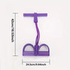 Fitness Resistance Band with Foot Pedals Dream Voice