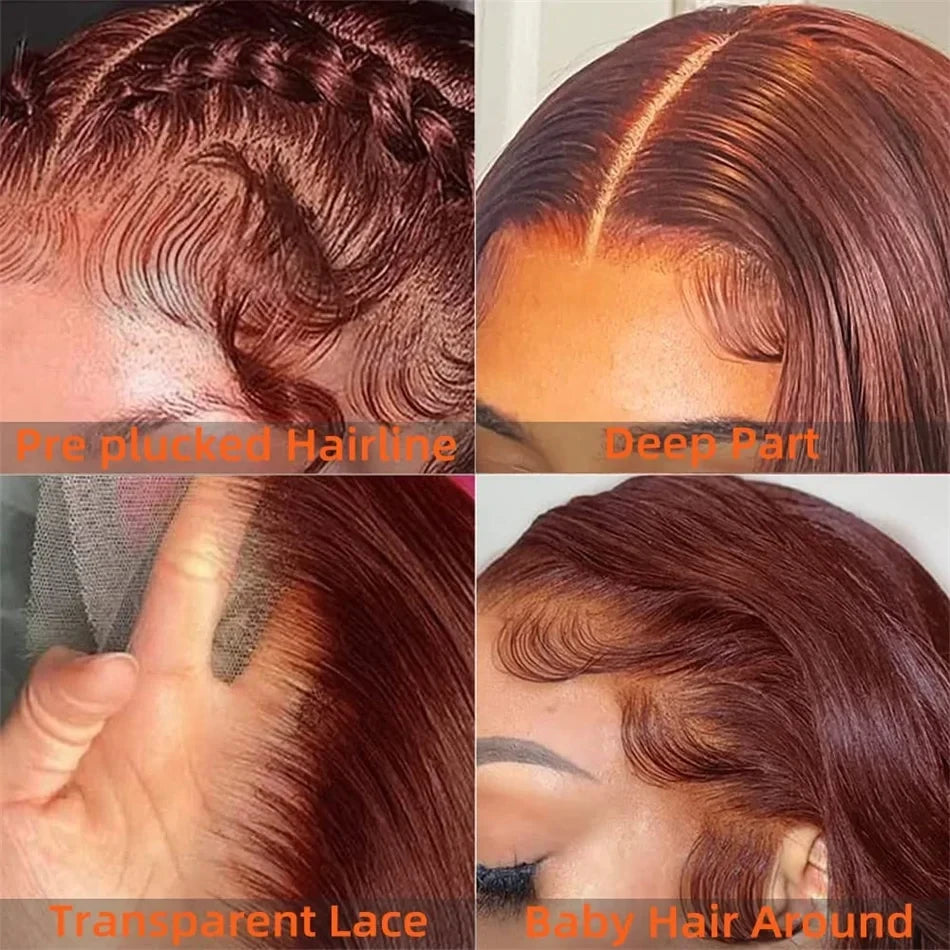 Reddish Brown Body Wave Wig Dream Voice
