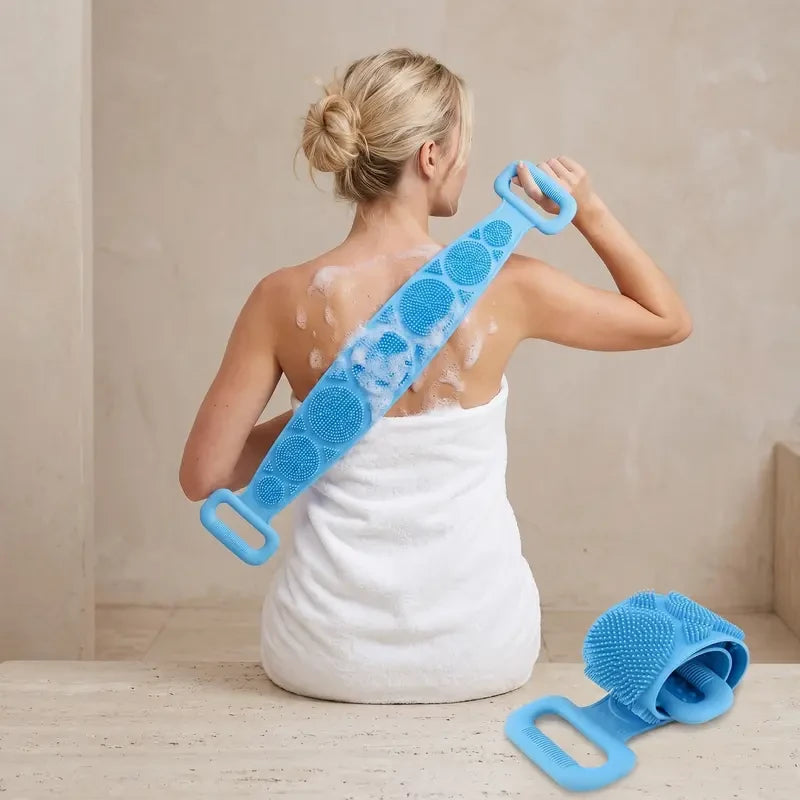Silicone Exfoliating Back Scrubber Strap Dream Voice