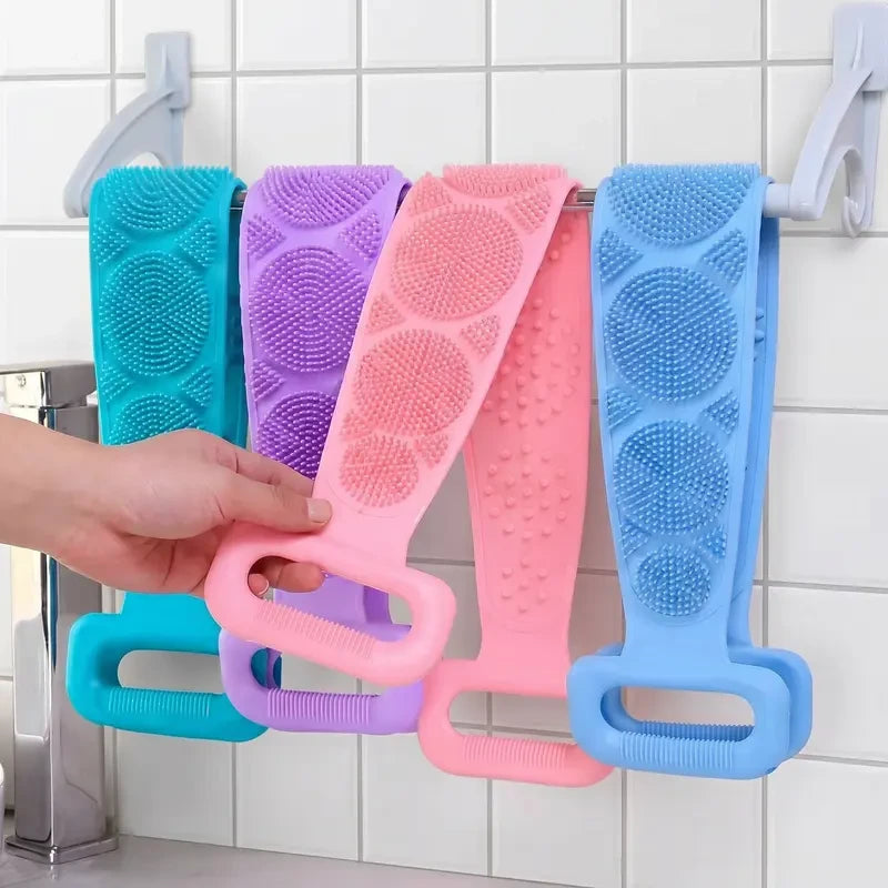 Silicone Exfoliating Back Scrubber Strap Dream Voice
