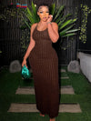 Backless Halter Bodycon Maxi Dress Dream Voice