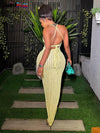 Backless Halter Bodycon Maxi Dress Dream Voice