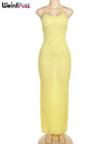 Backless Halter Bodycon Maxi Dress Dream Voice