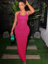 Backless Halter Bodycon Maxi Dress Dream Voice