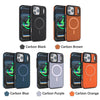 Carbon Fiber Leather Magnetic Phone Case Dream Voice