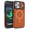 Carbon Fiber Leather Magnetic Phone Case Dream Voice