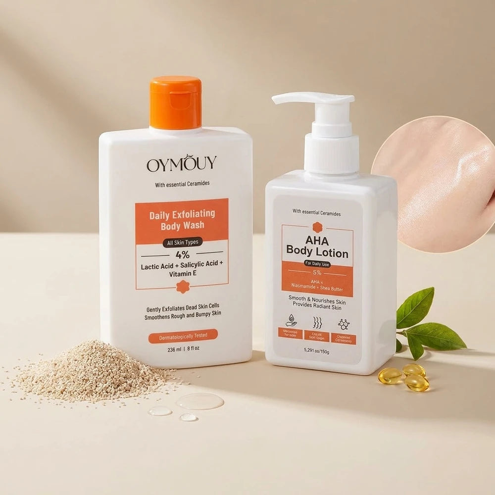 AHA Body Lotion – 5% AHA + Niacinamide + Shea Butter OYMOUY