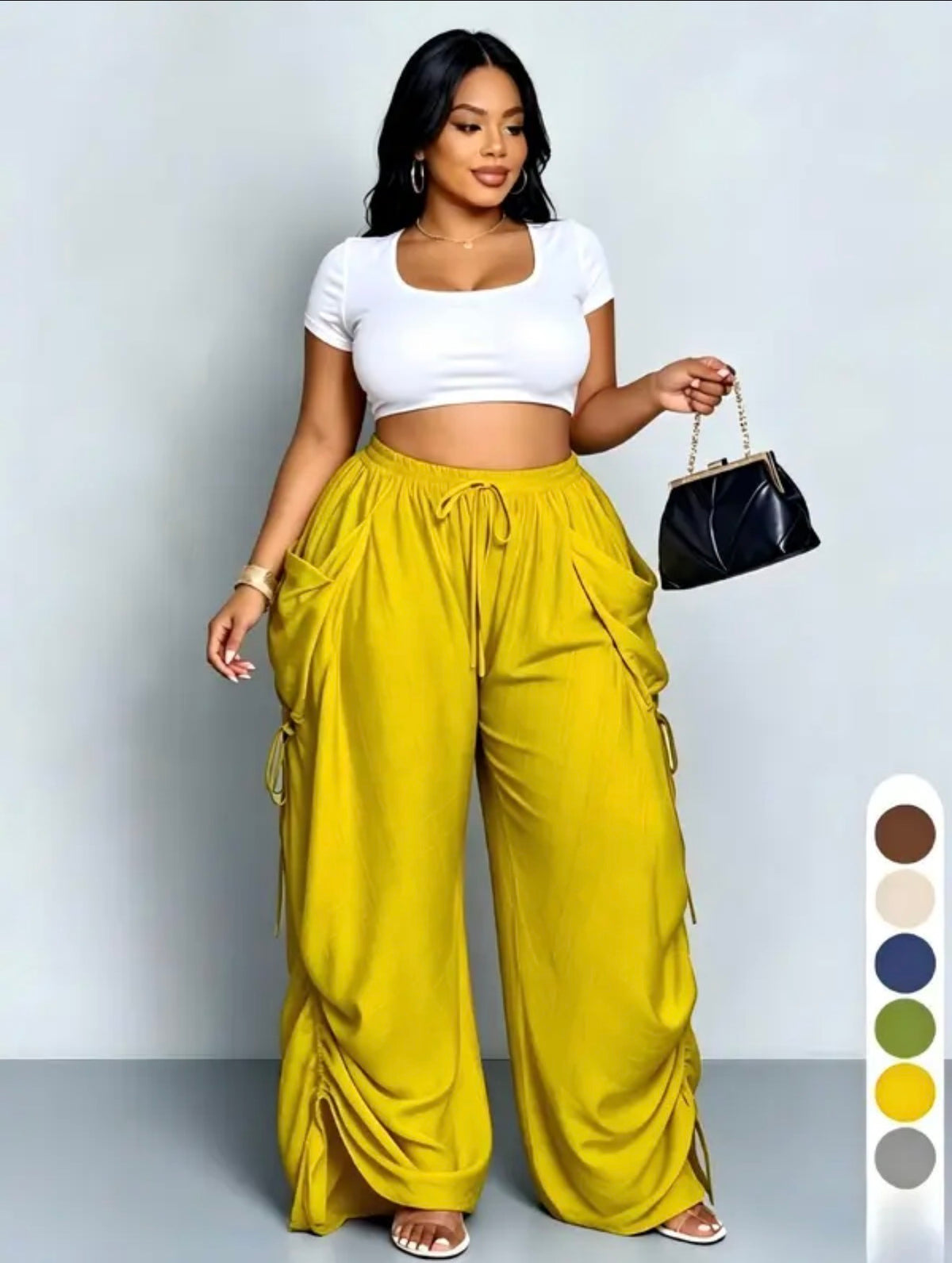 Ava High-Waist Harem Pants