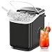 NEWBULIG Ice Maker, Countertop Ice Machine with Handle