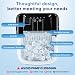 NEWBULIG Ice Maker, Countertop Ice Machine with Handle