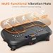 AXV Vibration Plate Fitness Platform Exercise Machine Vibrating Shaking Full Body Shaker Workout Vibrate Stand Shake Board Sport for Weight Loss Fat Burner for Gym Home Office