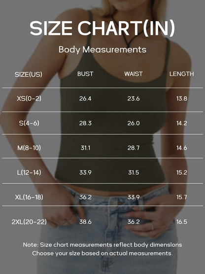 PINKMSTYLE Women's Basic Double Lined Scoop Neck Tank Tops Adjustable Cami Tank Summer Sleeveless Tops