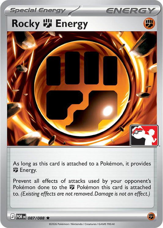 Rocky Fighting Energy Card 087/088 — Prize Pack Series Nine