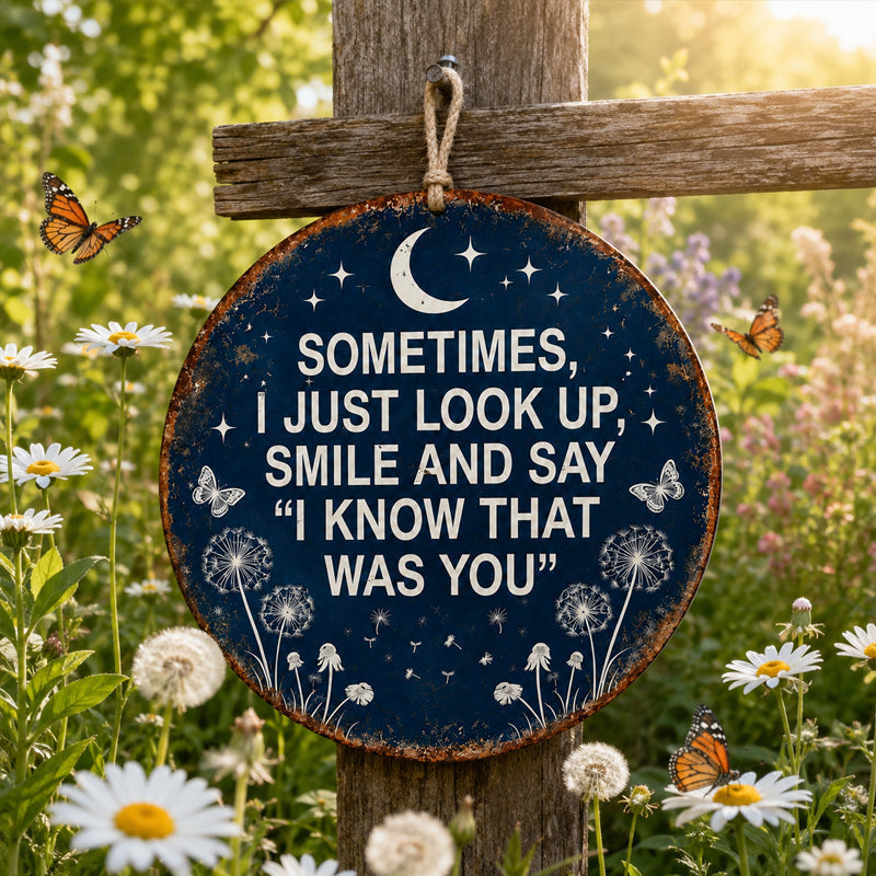 Memorial Garden Hanging Sign