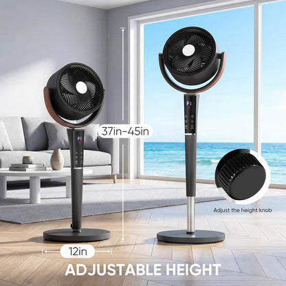 NovaBreeze™ Quiet Oscillating Pedestal Fan Dream Voice