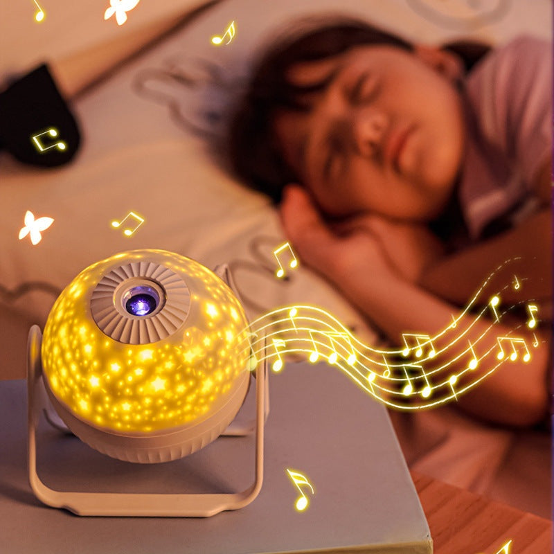 Galaxy projector starry sky night light bedside decoration in bedroom
