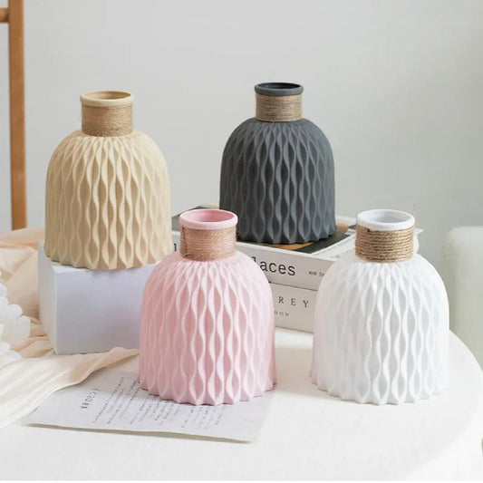 Water Ripple Decorative Vase — Modern Home Accent