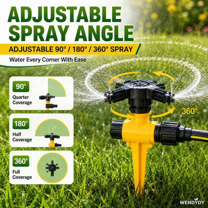 360° Rotating Auto Garden Sprinkler