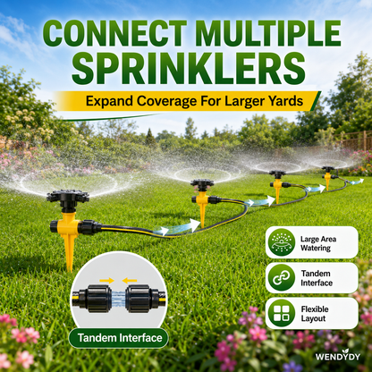 360° Rotating Auto Garden Sprinkler