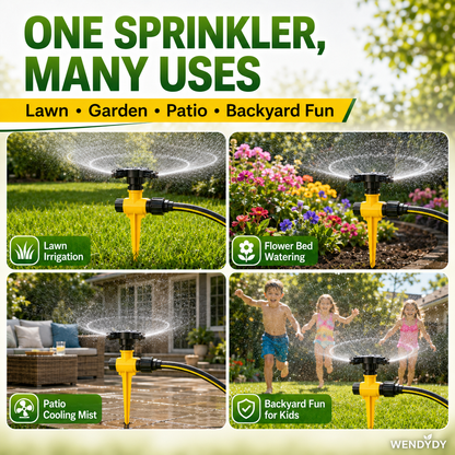360° Rotating Auto Garden Sprinkler