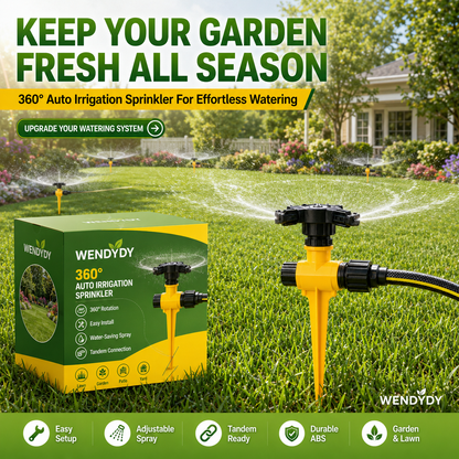 360° Rotating Auto Garden Sprinkler