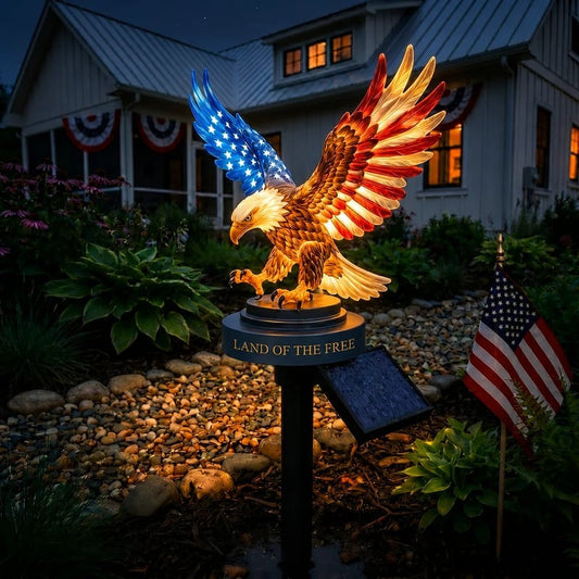 Solar Eagle Garden Light