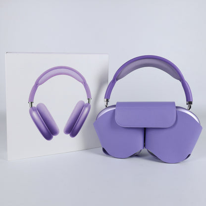 P9 Pro Max wireless headphones in green with carrying case and accessories