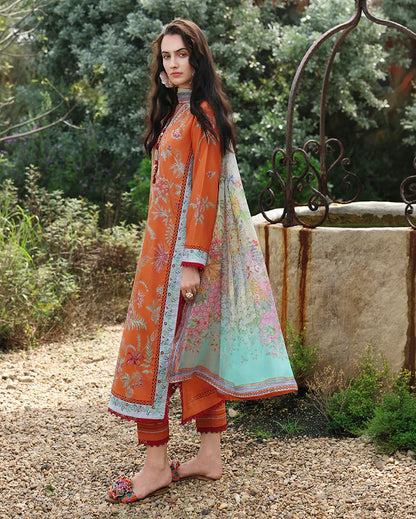 Rosearie Dream Embroidered Lawn Suit