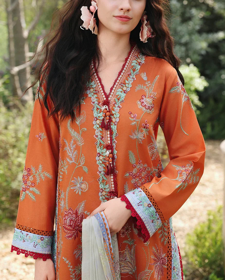 Rosearie Dream Embroidered Lawn Suit