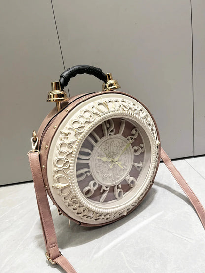 TimeLuxe™ Clock Bag ⏰👜 — Timeless Fashion, Everyday Elegance
