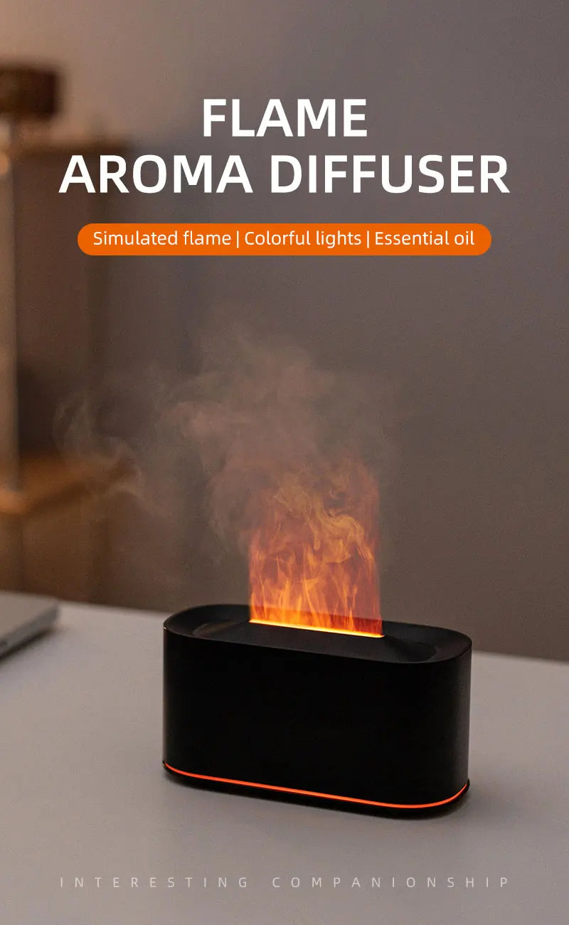 Flame Effect Aromatherapy Diffuser