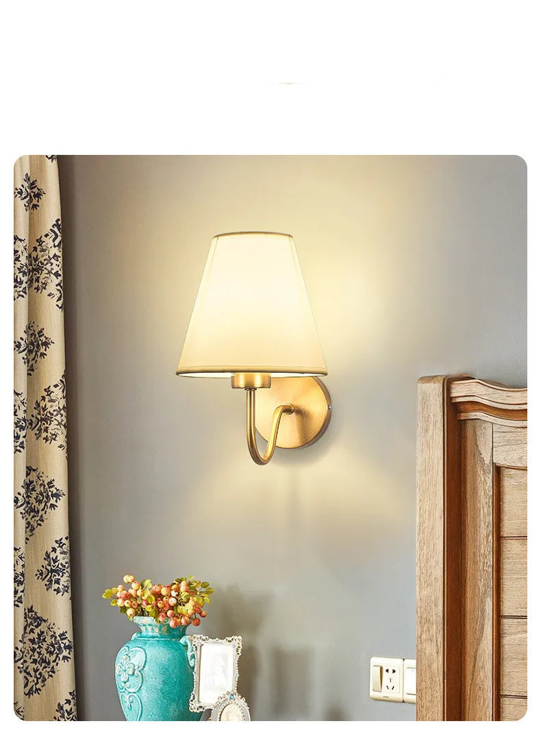 Modern Fabric Wall Sconce