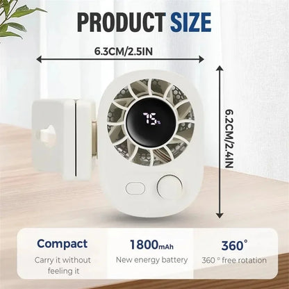 CoolClip™ Fan 🌬️✨ — 360° Cooling Anywhere