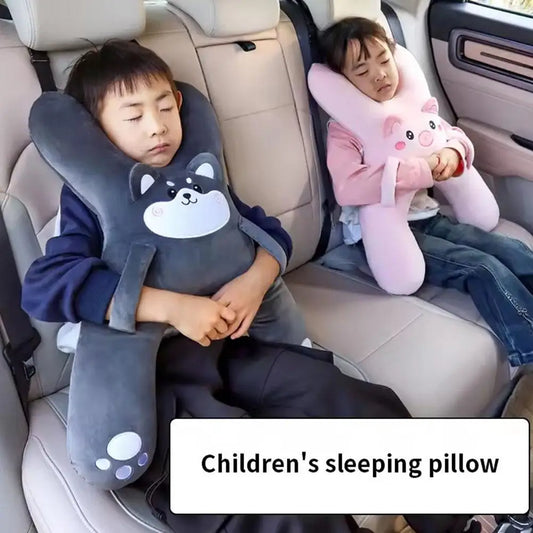 SnuggleSafari™ Travel Pillow 🦁💤 — Cozy Comfort for Little Adventures