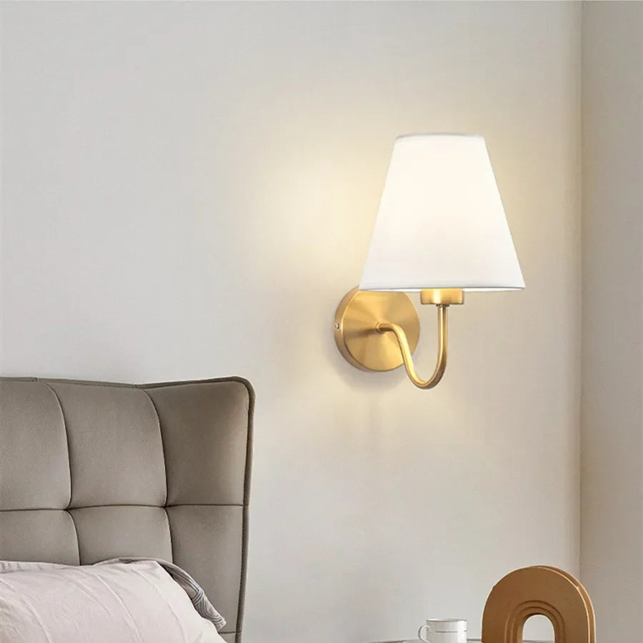 Modern Fabric Wall Sconce