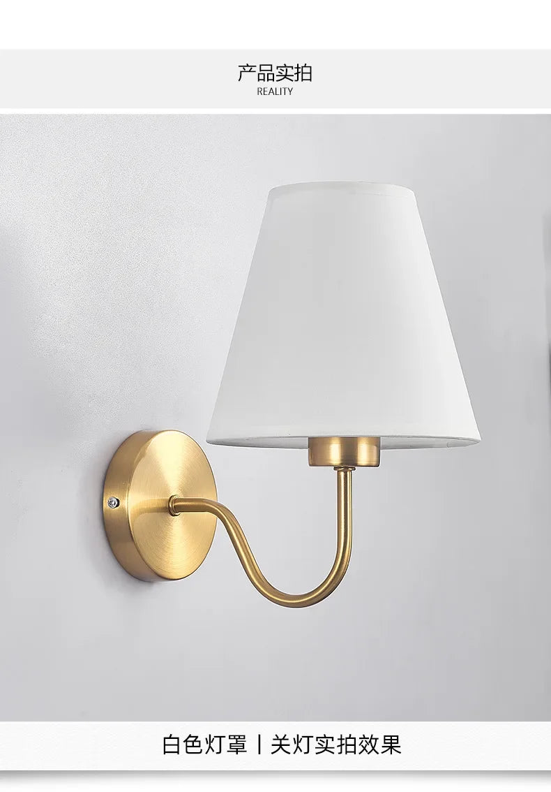 Modern Fabric Wall Sconce