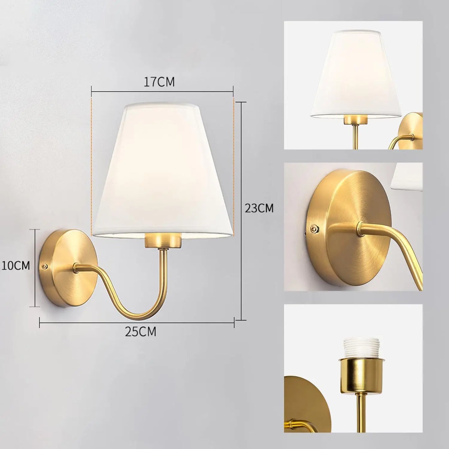 Modern Fabric Wall Sconce