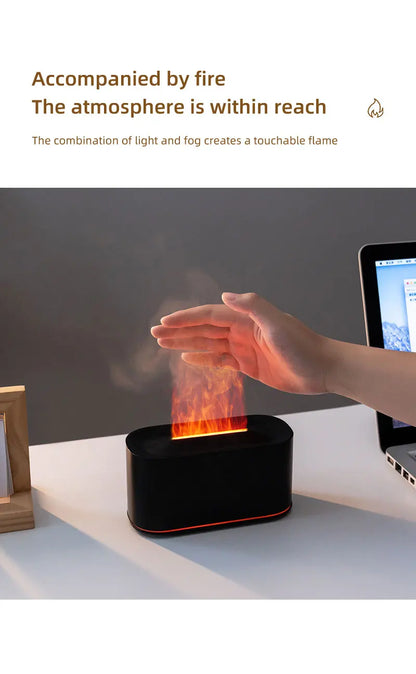Flame Effect Aromatherapy Diffuser