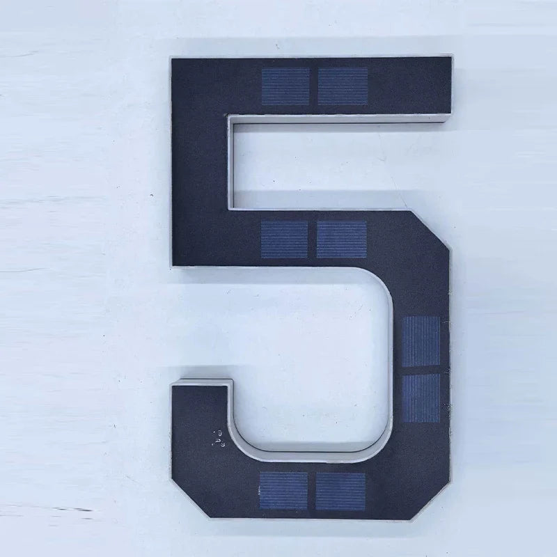 SolarAddress™ LED Numbers 🌞💡 — Easy-to-Spot Home Style