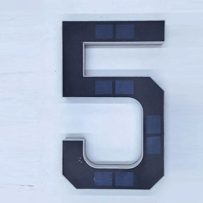 SolarAddress™ LED Numbers 🌞💡 — Easy-to-Spot Home Style