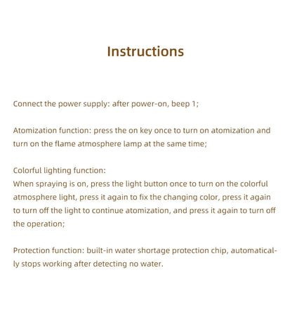 Flame Effect Aromatherapy Diffuser